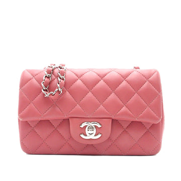 Pearl Street Bags Chanel Mini Rectangular Classic Lambskin Single Flap (SHG-TIx3qD)