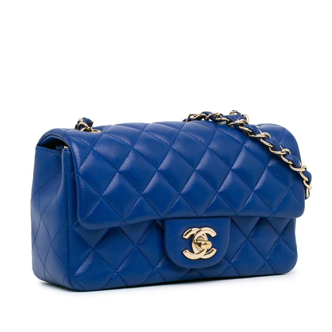 Pearl Street Bags Chanel Mini Rectangular Classic Lambskin Single Flap (SHG-DyJzXS)