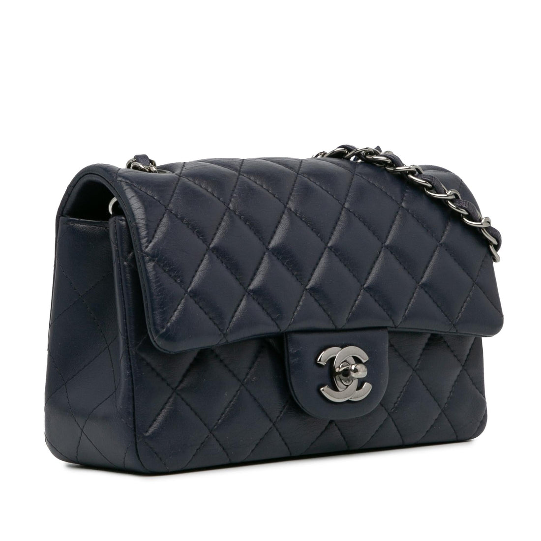 Pearl Street Bags Chanel Mini Rectangular Classic Lambskin Single Flap (SHG-VhXRd6)