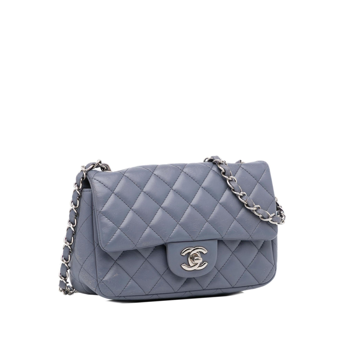 Chanel Mini Rectangular Classic Lambskin Single Flap (SHG-FaaBeb)