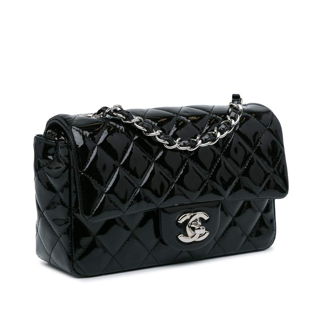 Top Quality Chanel Mini Rectangular Classic Patent Single Flap (SHG-0ku6lp)