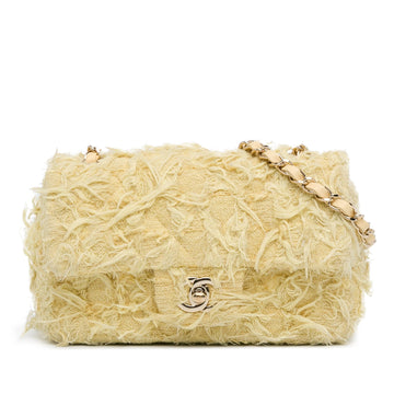 Top Quality Chanel Mini Rectangular Classic Tweed Fringed Single Flap (SHG-yWp89N)