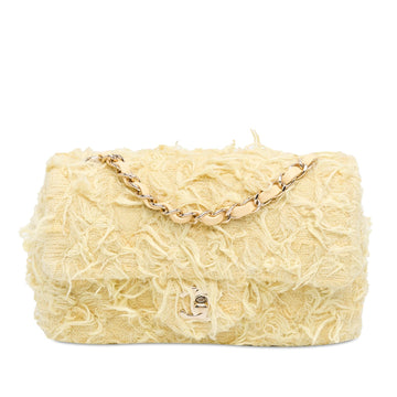 Pearl Street Bags Chanel Mini Rectangular Classic Tweed Single Flap (SHG-jZJQpU)