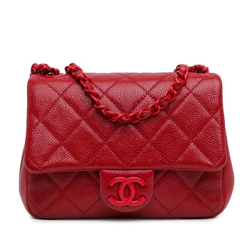 Pearl Street Bags Chanel Mini Square Caviar Incognito Flap (SHG-FUMUNQ)