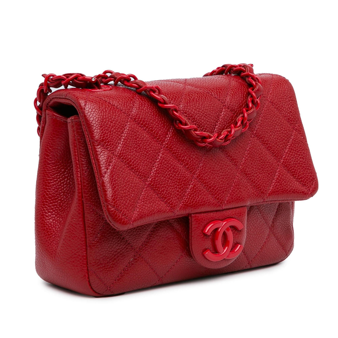 Top Quality Chanel Mini Square Caviar Incognito Flap (SHG-FUMUNQ)