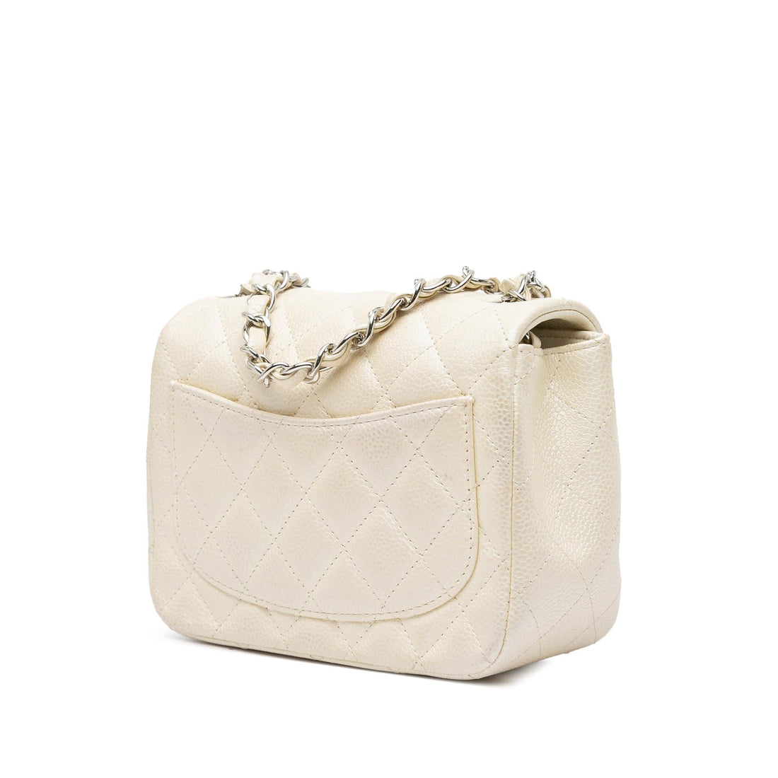 Chanel Mini Square Classic Caviar Single Flap (SHG-q4SPFg)
