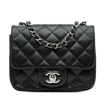 Chanel Mini Square Classic Lambskin Single Flap (SHG-dYzu0j)
