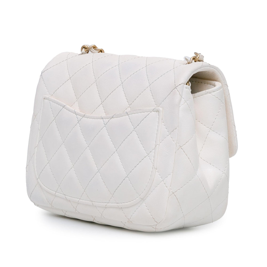 Chanel Mini Square Lambskin Romance Single Flap (SHG-JBHfCM)