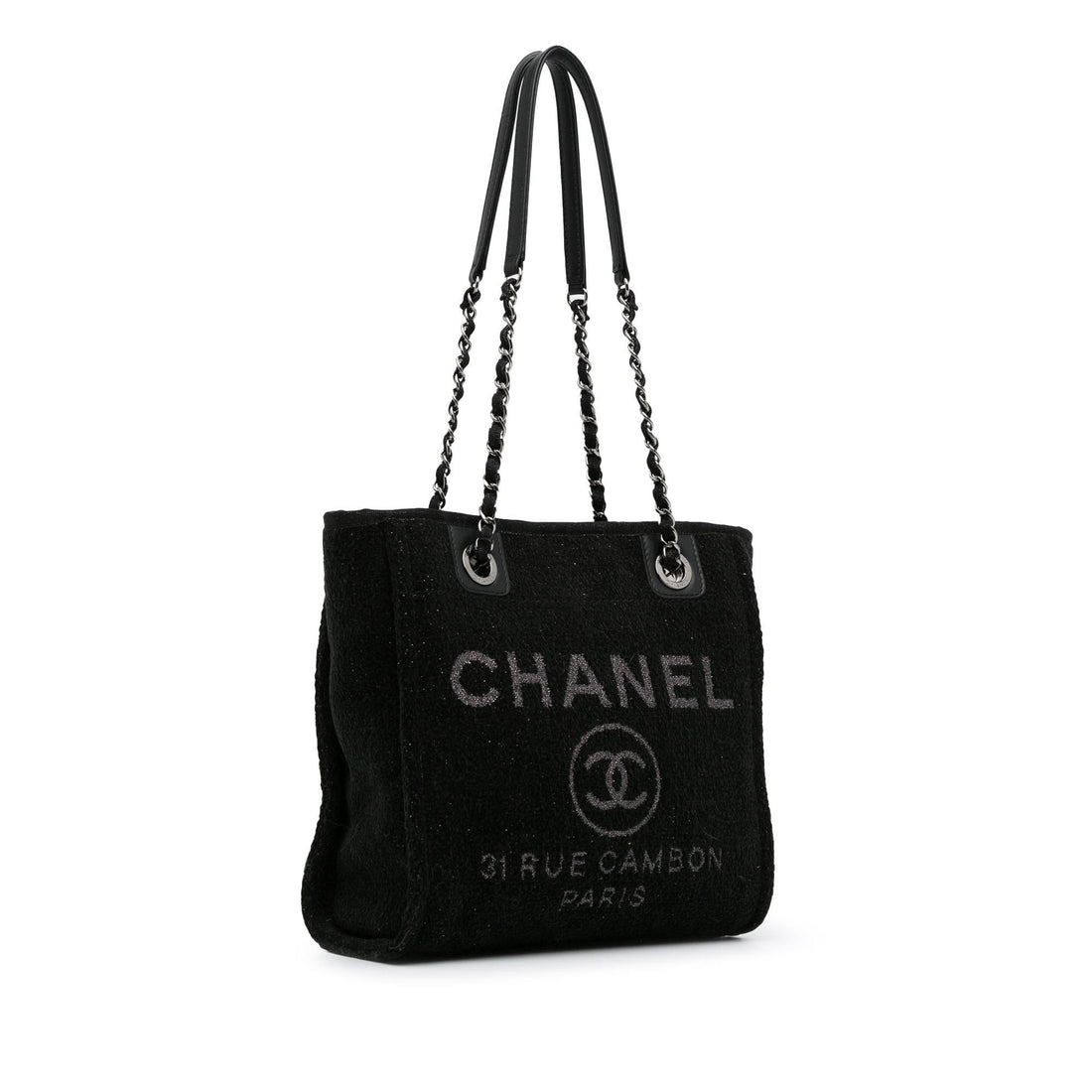 Pearl Street Bags Chanel Mini Tweed Deauville Shopping Tote (SHG-dIHgeU)