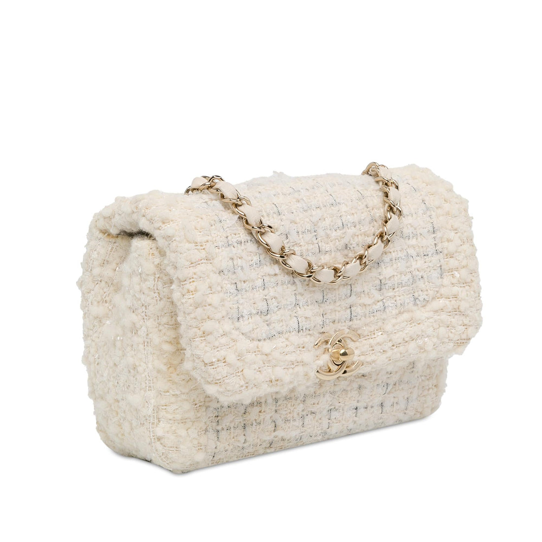 Pearl Street Bags Chanel Mini Tweed Flap Crossbody (SHG-7gRh4A)