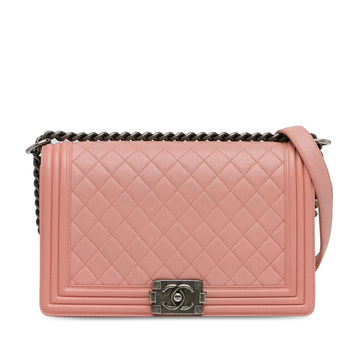 Pearl Street Bags Chanel New Medium Lambskin Boy Flap (SHG-E3e9vY)