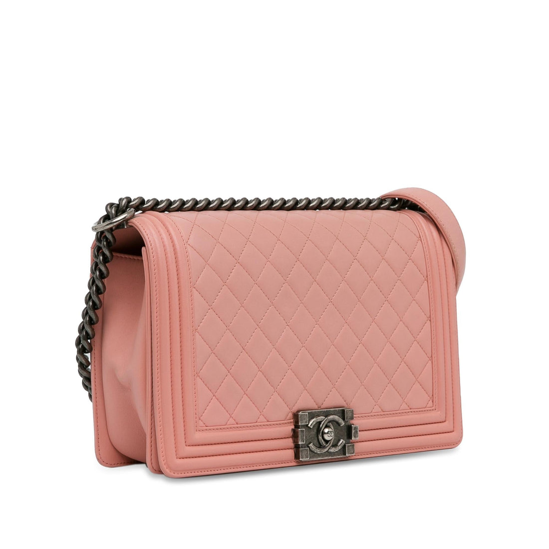 Pearl Street Bags Chanel New Medium Lambskin Boy Flap (SHG-E3e9vY)