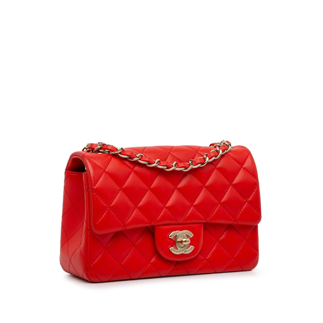 Pearl Street Bags Chanel New Mini Classic Lambskin Single Flap (SHG-GUsaZG)