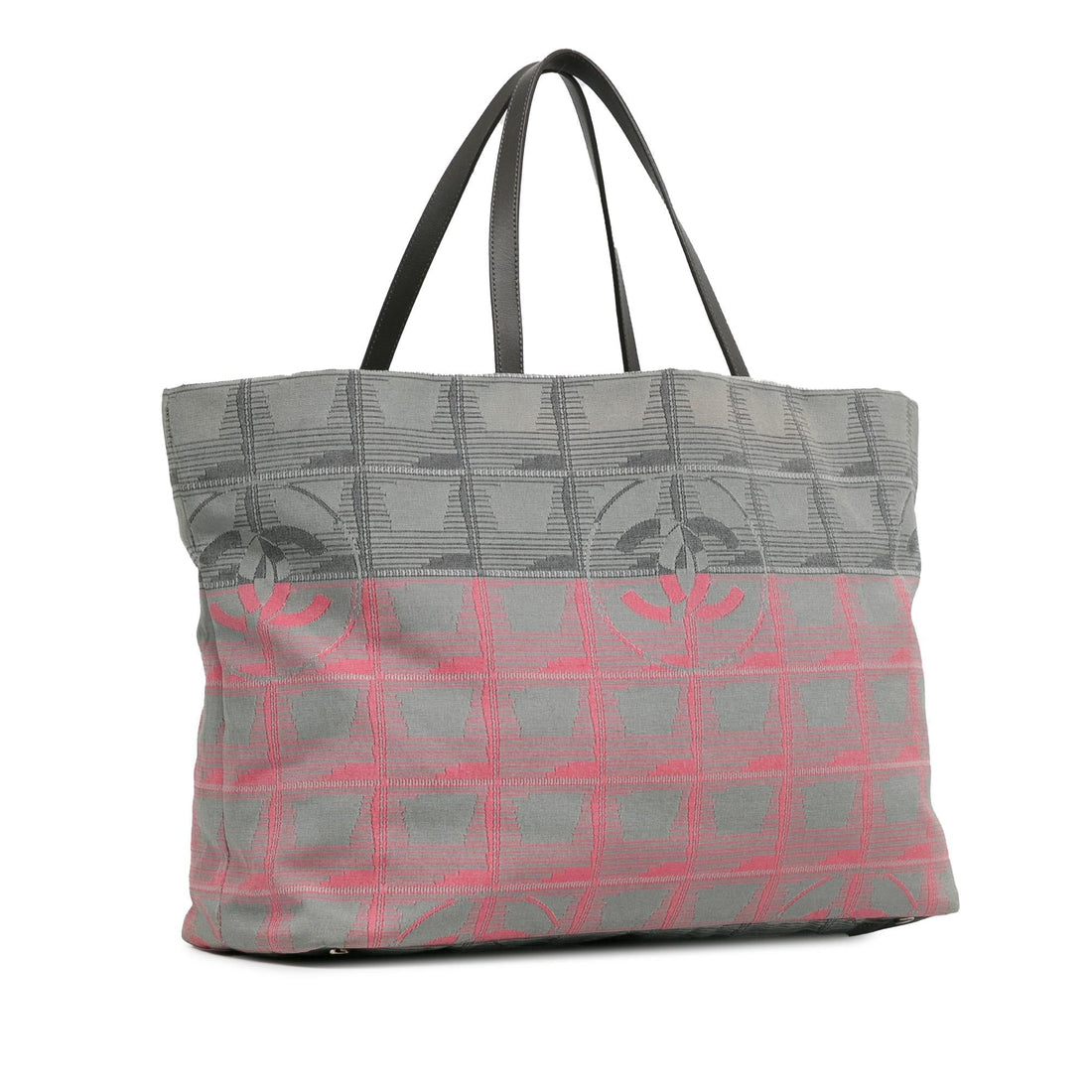 Chanel New Travel Line Bicolor Nylon Tote (SHG-ay6wPX)