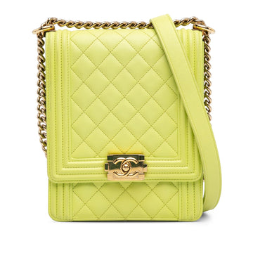 Pearl Street Bags Chanel North South Boy Flap (SHG-xoctd8)