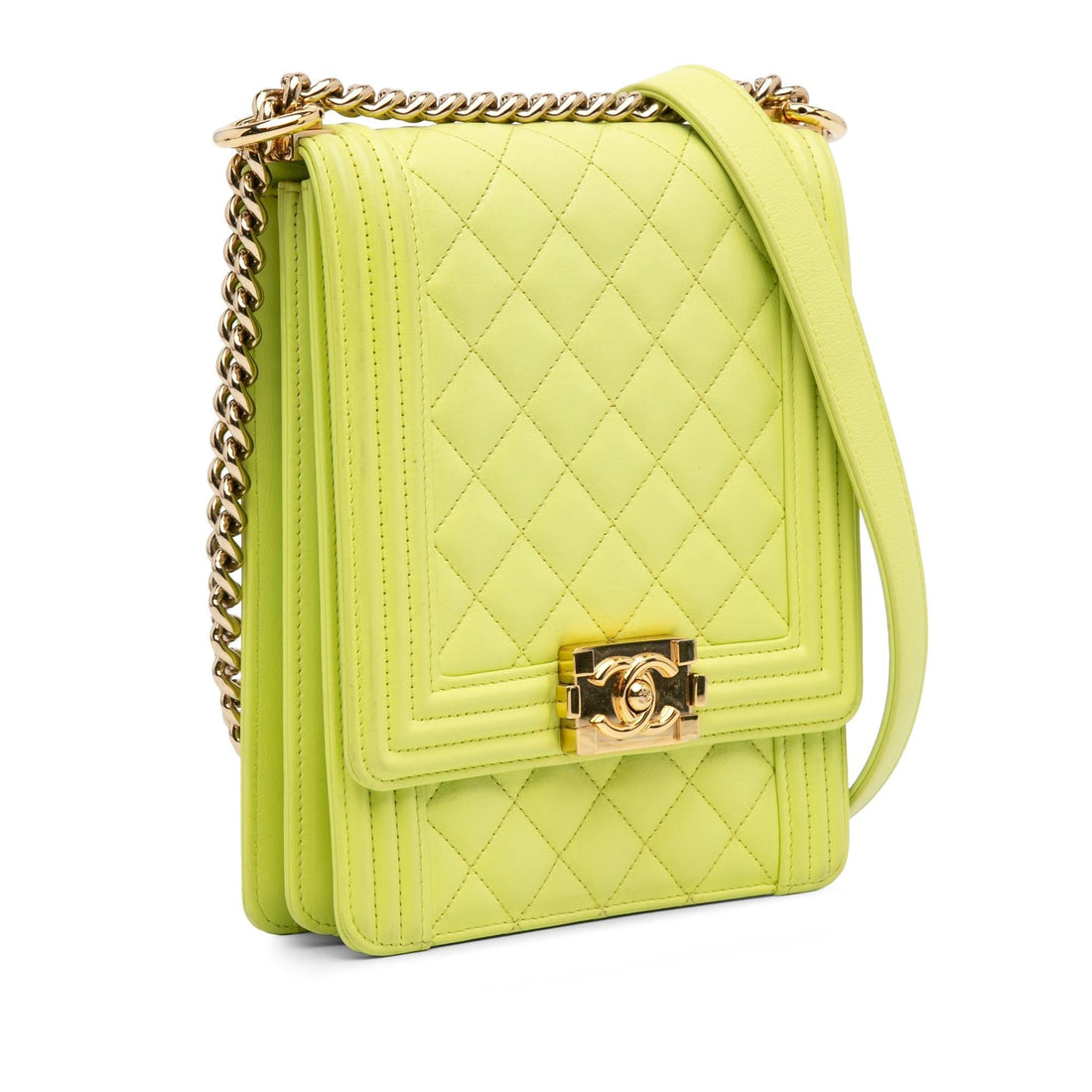 Pearl Street Bags Chanel North South Boy Flap (SHG-xoctd8)