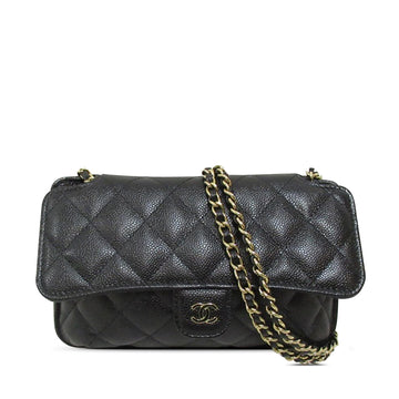 Pearl Street Bags Chanel Nylon Graffiti Foldable Shopping Tote in Caviar Flap (SHG-Urz0Ek)