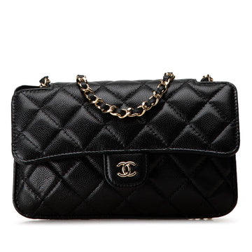 Top Quality Chanel Nylon Graffiti Foldable Shopping Tote in Caviar Flap (SHG-HcnFTW)