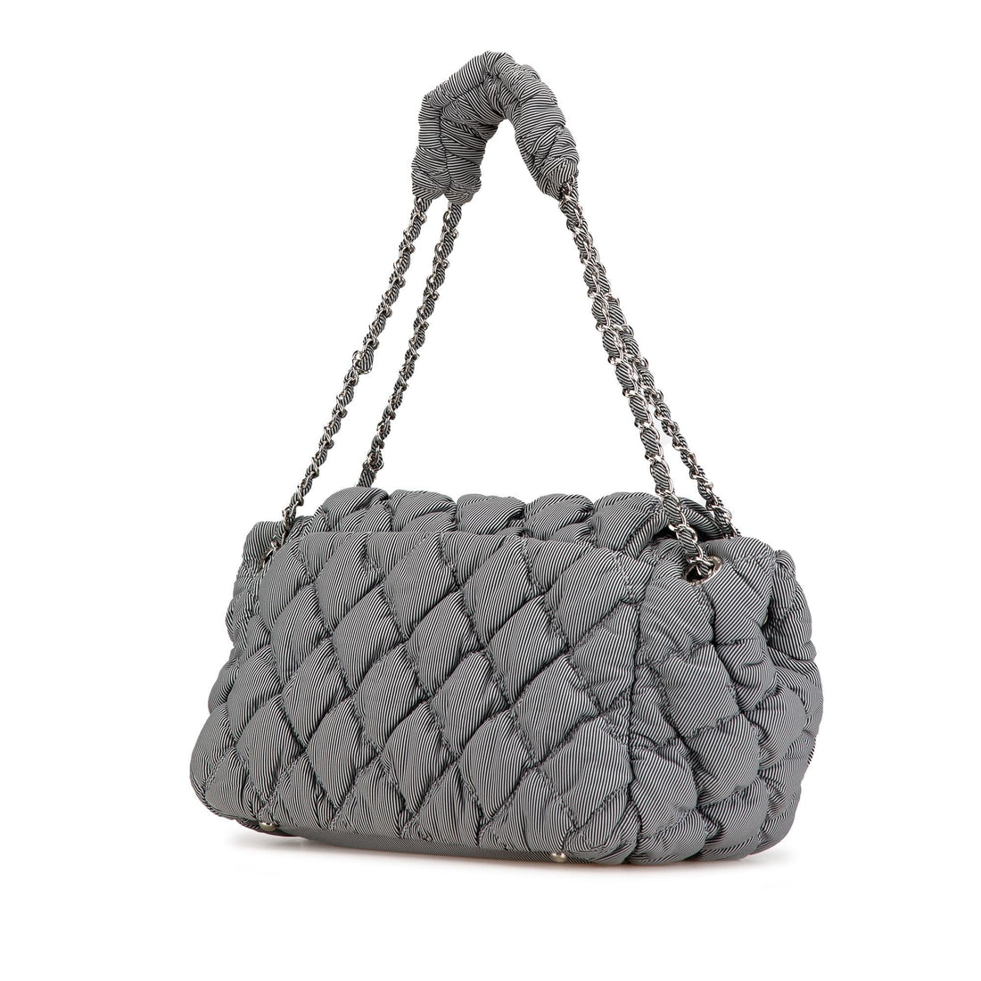 Top Quality Chanel Nylon Quilted Bubble Accordion Chain Flap (SHG-cwY1i5)