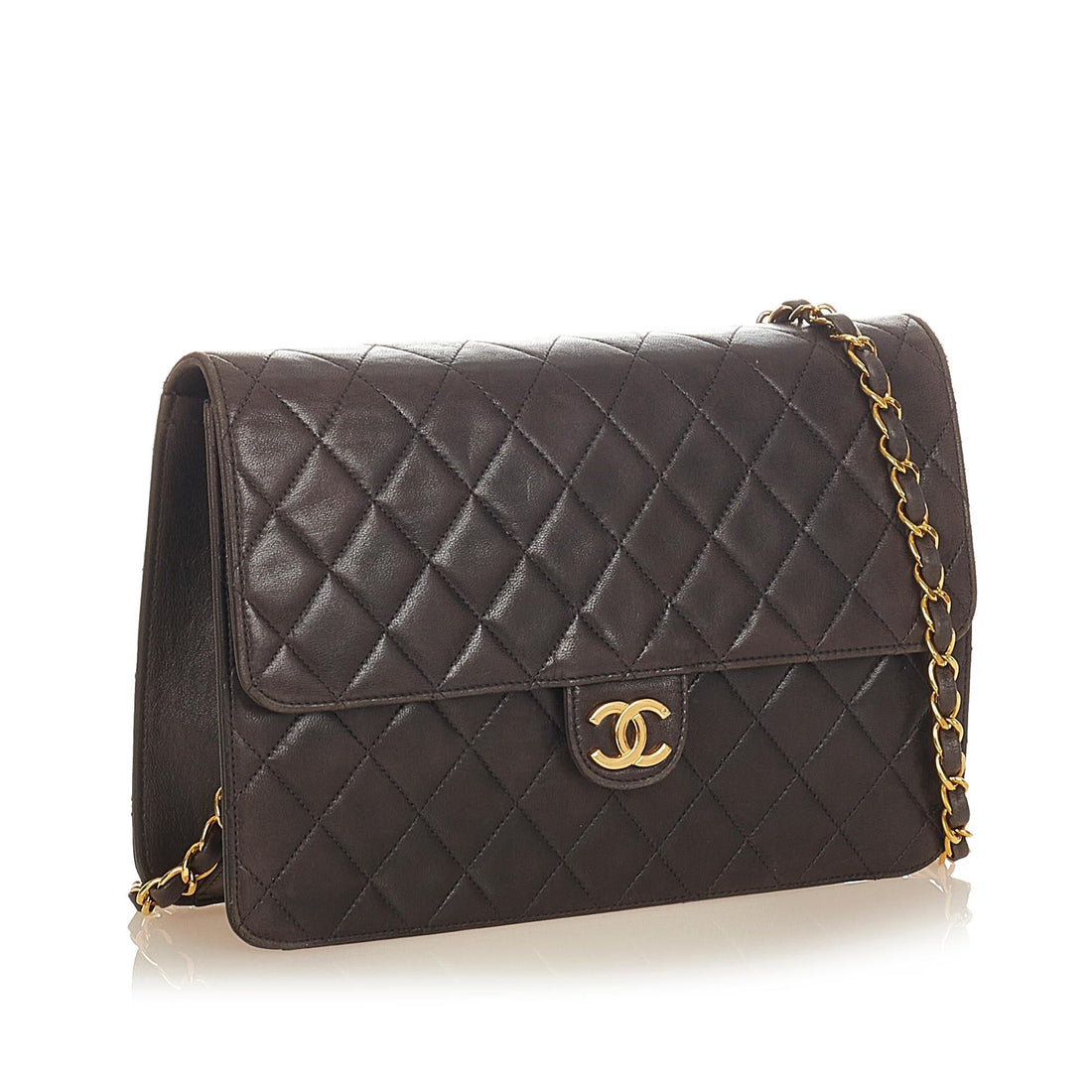 Pearl Street Bags Chanel Old Medium Lambskin CC Single Flap bag (SHG-i39eOm)