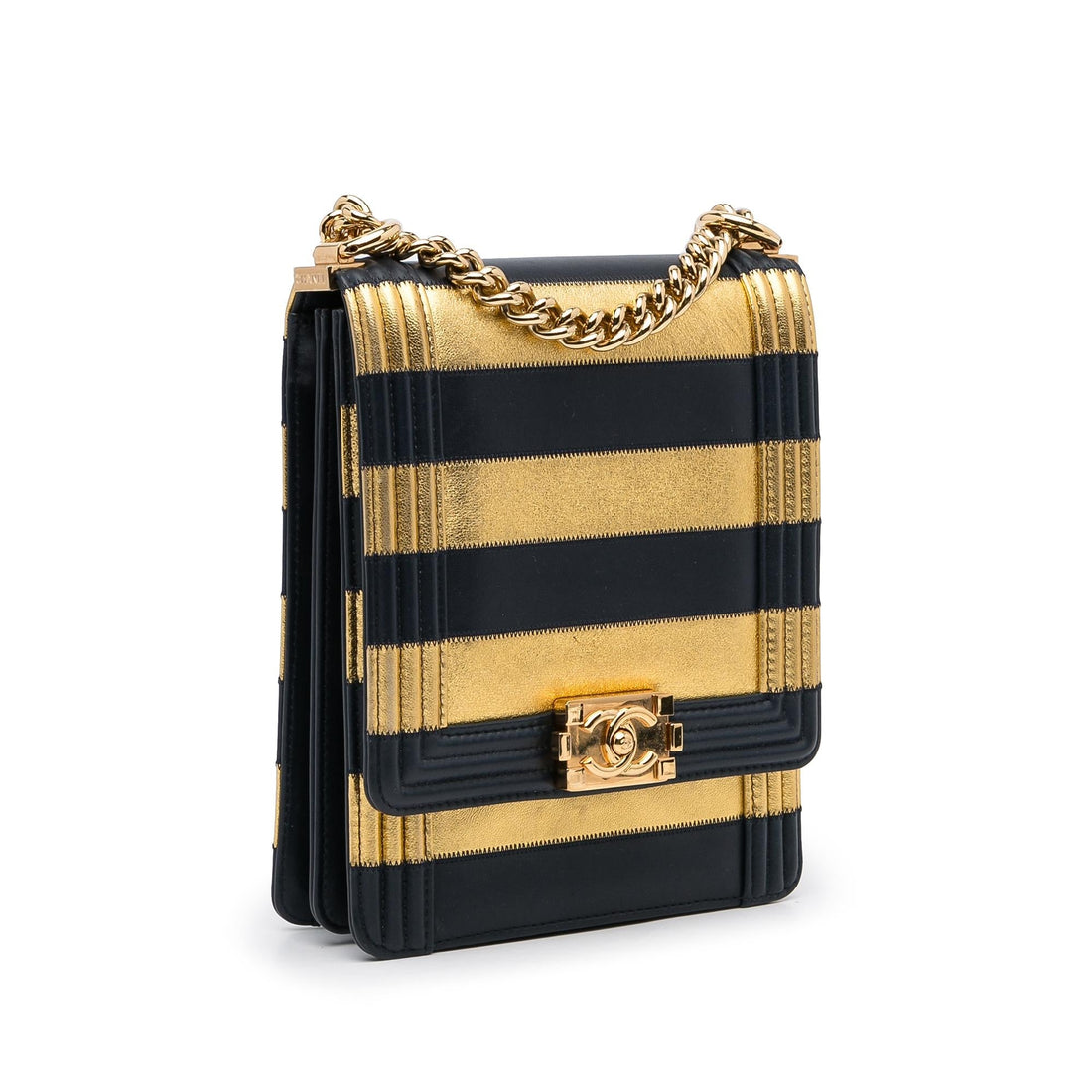 Chanel Paris-New York North South Boy Flap (SHG-gqUYjD)