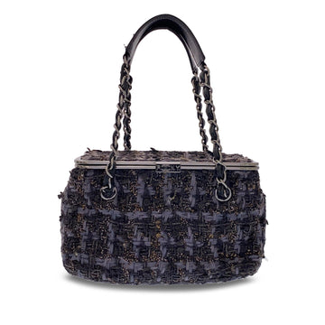 Pearl Street Bags Chanel Paris-New York Tweed Box Bag (SHG-7FxkBw)