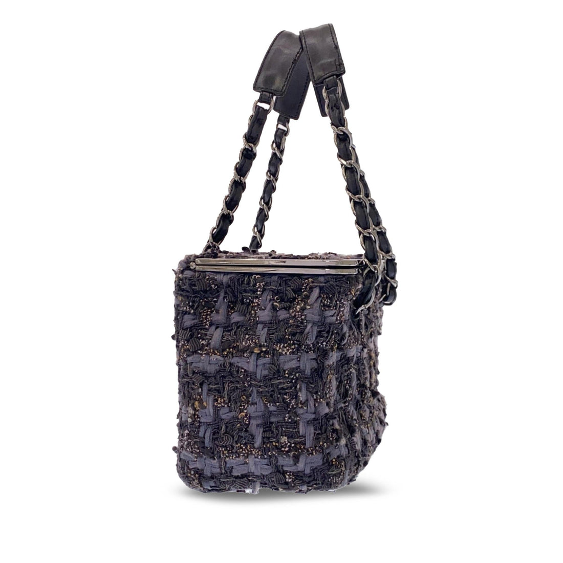 Pearl Street Bags Chanel Paris-New York Tweed Box Bag (SHG-7FxkBw)