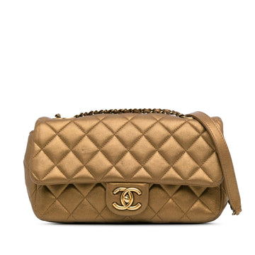Pearl Street Bags Chanel Paris-Salzburg Metallic Lambskin CC Eyelet Flap (SHG-E5PCT2)