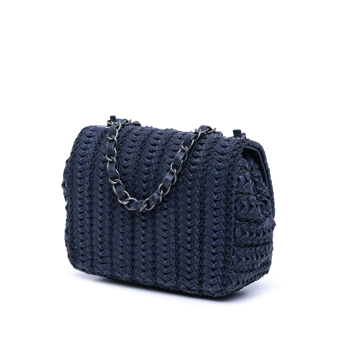 Chanel Paris Seoul Mini Crochet Lambskin Single Flap (SHG-Sk7tO1)