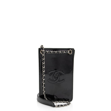 Pearl Street Bags Chanel Patent Leather CC Phone Holder Crossbody (SHF-VnP7Do)