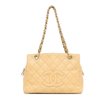 Pearl Street Bags Chanel Petite Caviar Timeless Shopping Tote (SHG-BPvc34)