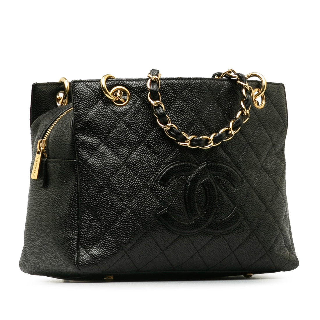 Pearl Street Bags Chanel Petite Caviar Timeless Tote (SHG-xAETD6)