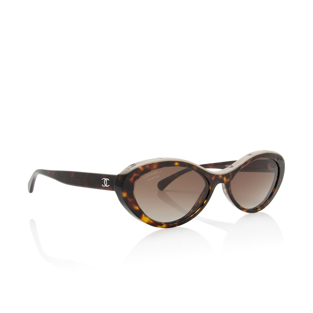 Pearl Street Bags Chanel Polarized Oval Sunglasses (SHF-xXExYE)