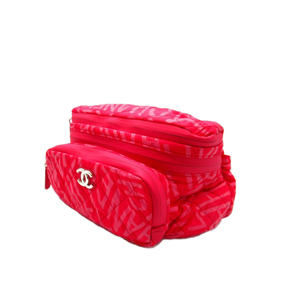 Chanel Printed Nylon Coco Neige Convertible Backpack (SHG-jOLz7R)