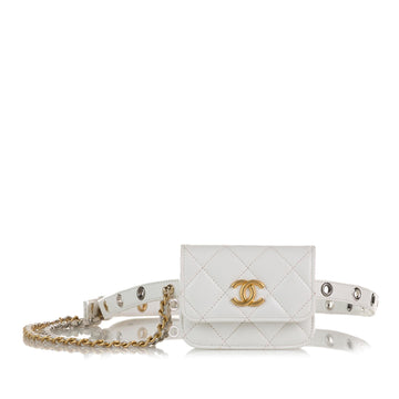 Top Quality Chanel Punk Chain Leather Belt Bag (SHG-1XVfEm)