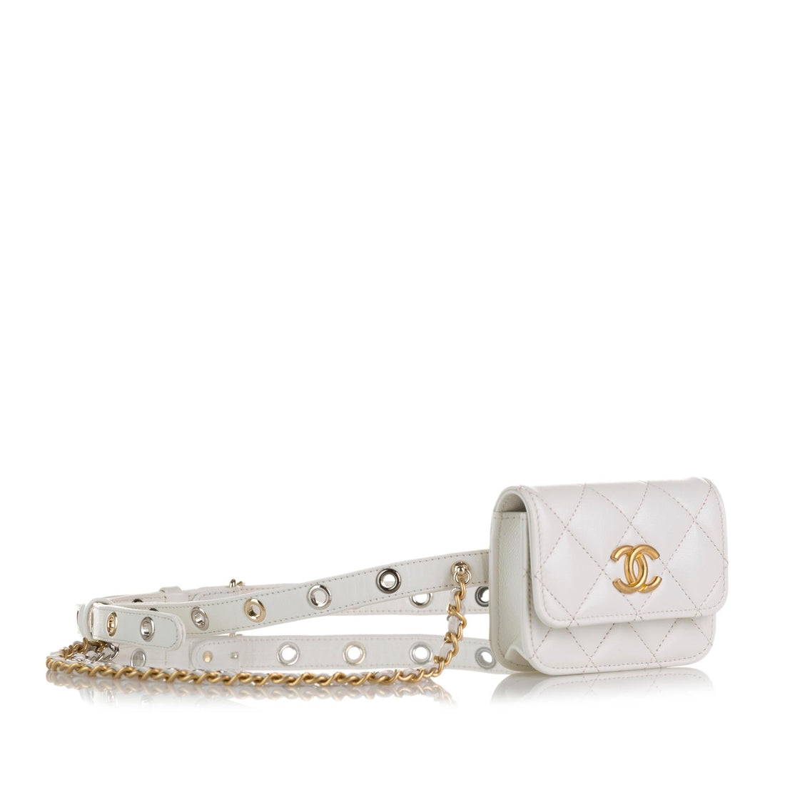 Top Quality Chanel Punk Chain Leather Belt Bag (SHG-Y0gcgC)