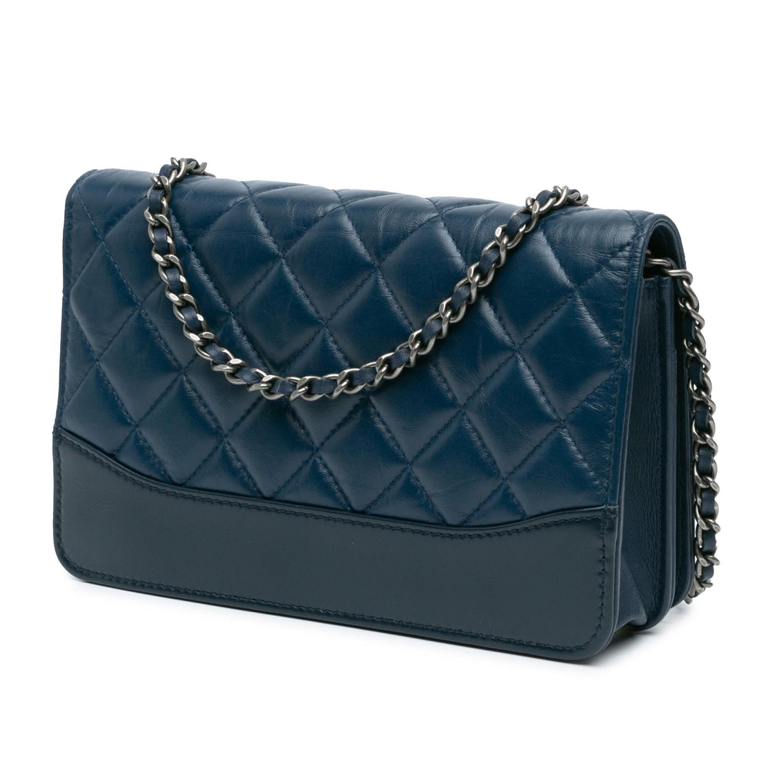 Chanel Quilted Aged Calfskin Gabrielle Wallet On Chain (SHG-BAPP5o)