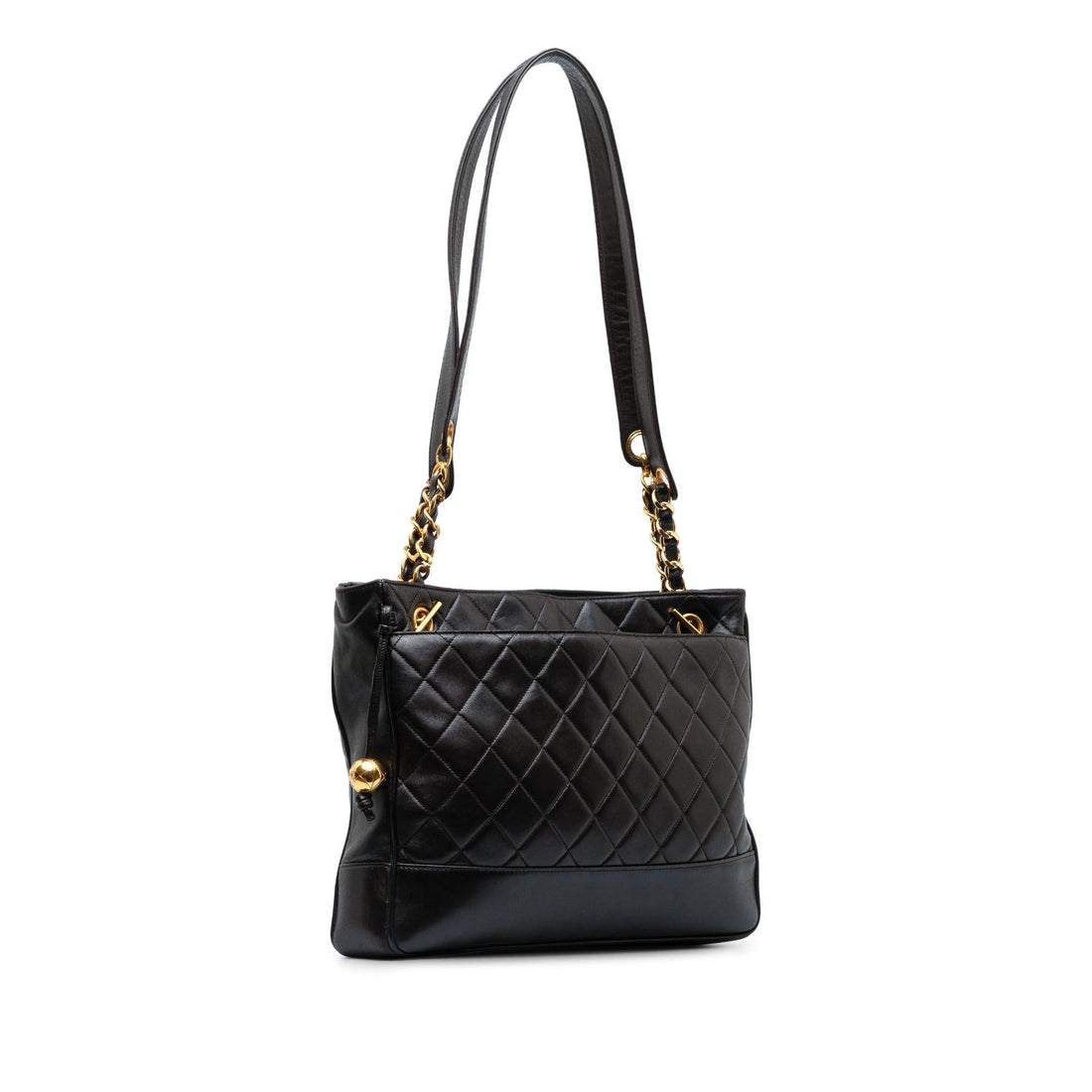 Pearl Street Bags Chanel Quilted CC Lambskin Shoulder Bag (SHG-4n8pB4)