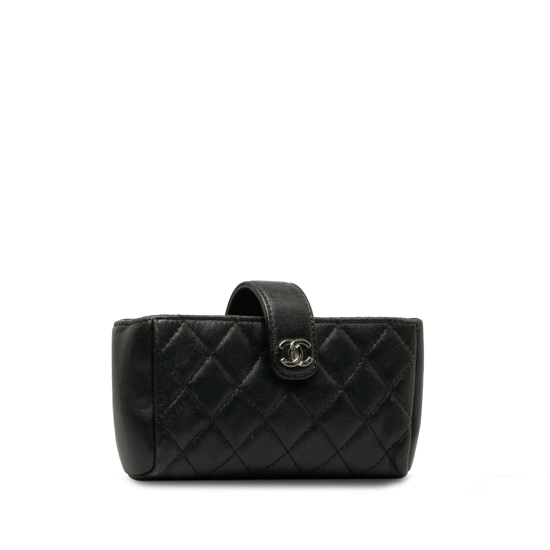 Chanel Quilted CC O-Phone Holder Pouch (SHG-B2GsBV)