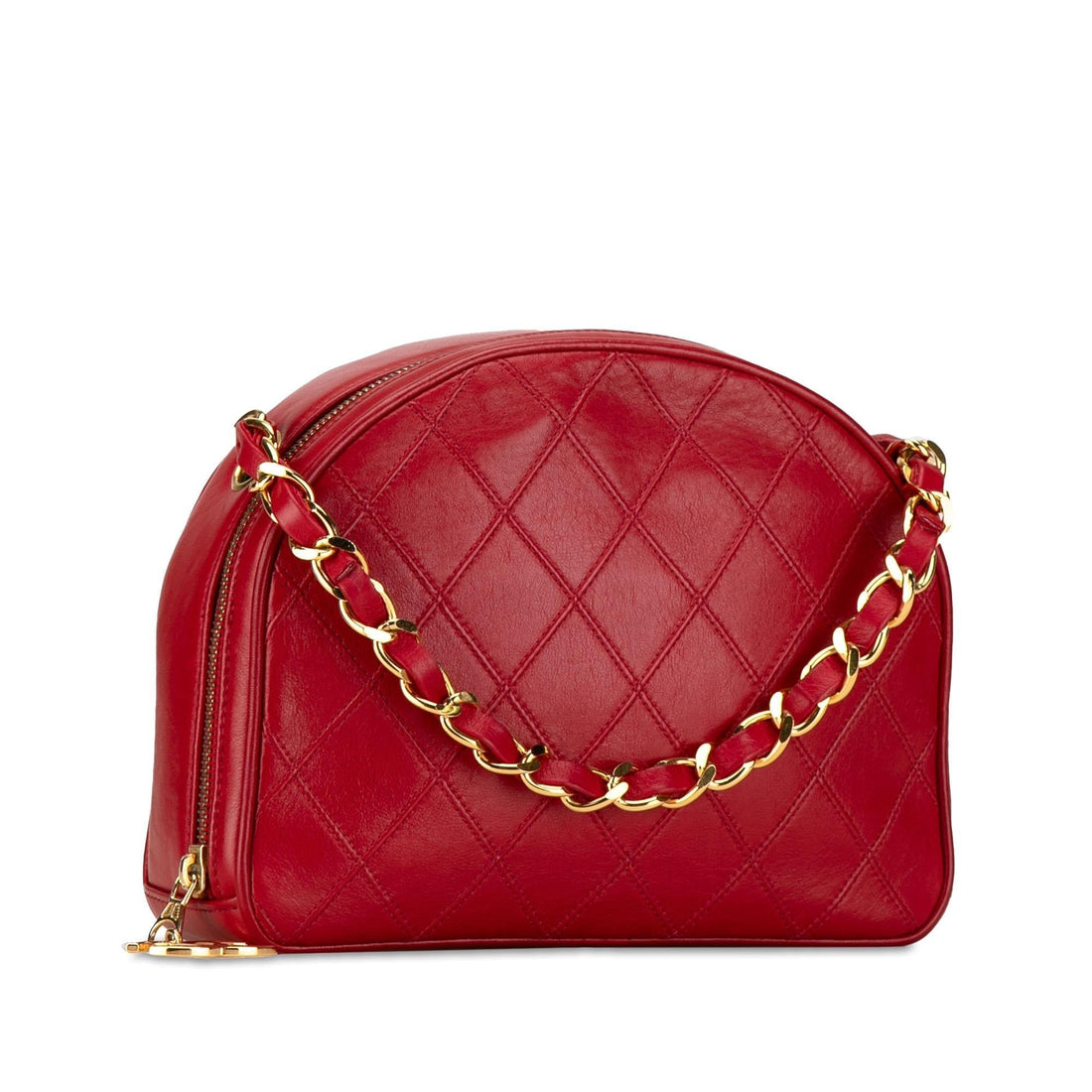 Chanel Quilted CalBNkin Chain Handbag (SHG-SI6CGU)