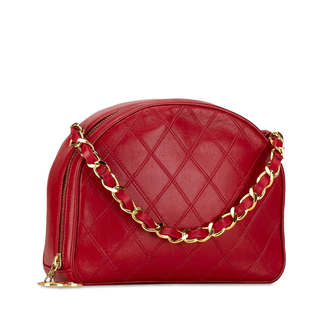 Pearl Street Bags Chanel Quilted Calfskin Chain Handbag (SHG-SI6CGU)