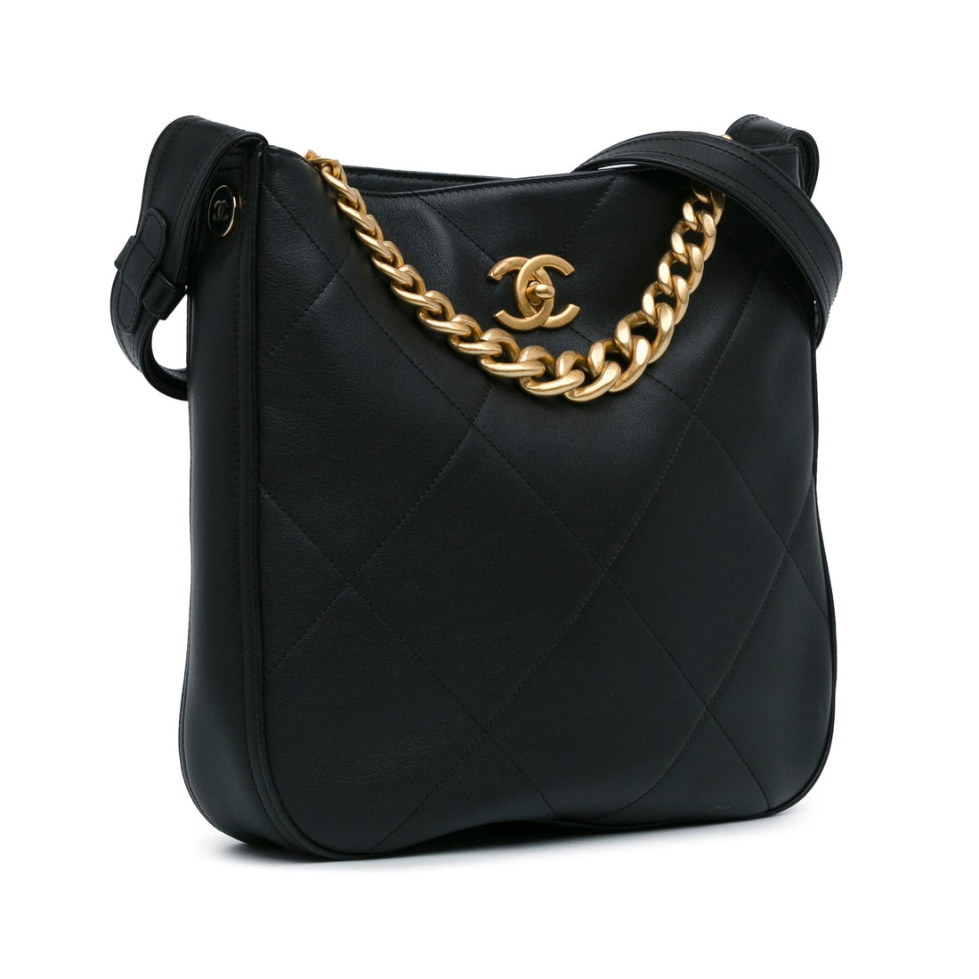 Chanel Quilted CalBNkin Easy Mood Hobo (SHG-NA7iAJ)