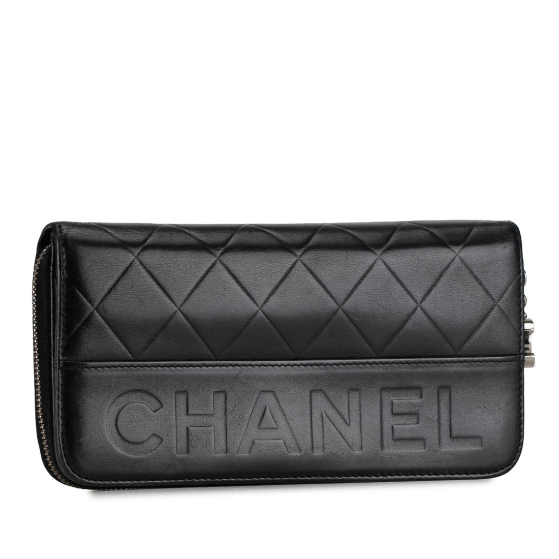 Pearl Street Bags Chanel Quilted Calfskin Long Wallet (SHG-reuU3S)