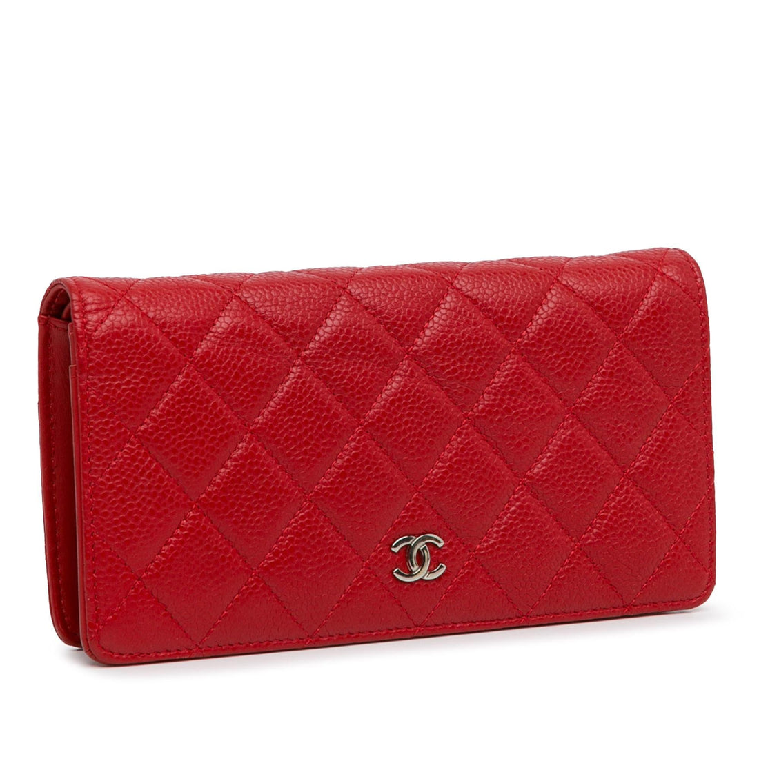 Pearl Street Bags Chanel Quilted Caviar L Yen Bifold Long Wallet (SHG-GP94qH)