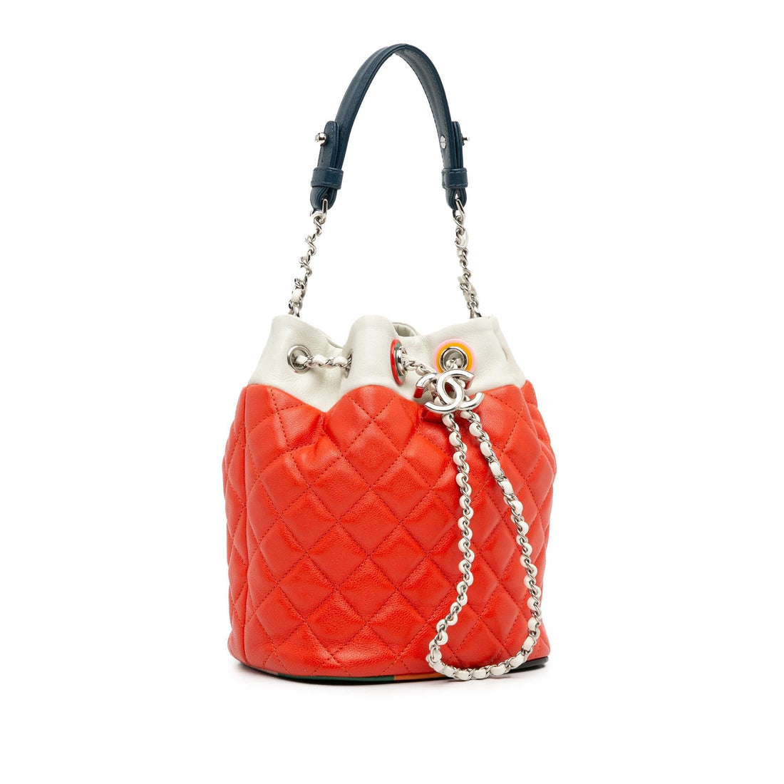 Pearl Street Bags Chanel Quilted Lambskin Cuba Drawstring Bucket (SHG-s3AsNP)