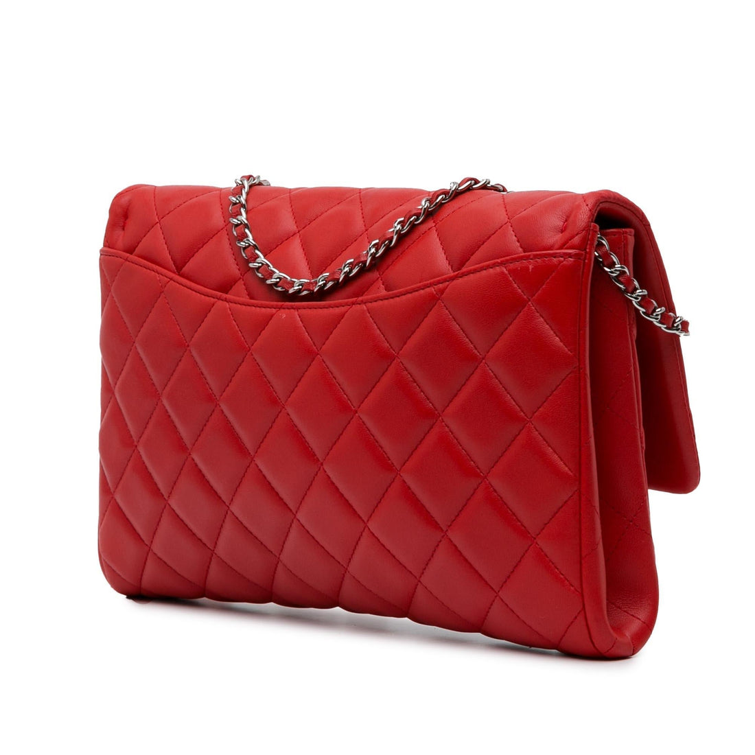Top Quality Chanel Quilted Lambskin Flap Clutch with Chain (SHG-w0bGwq)