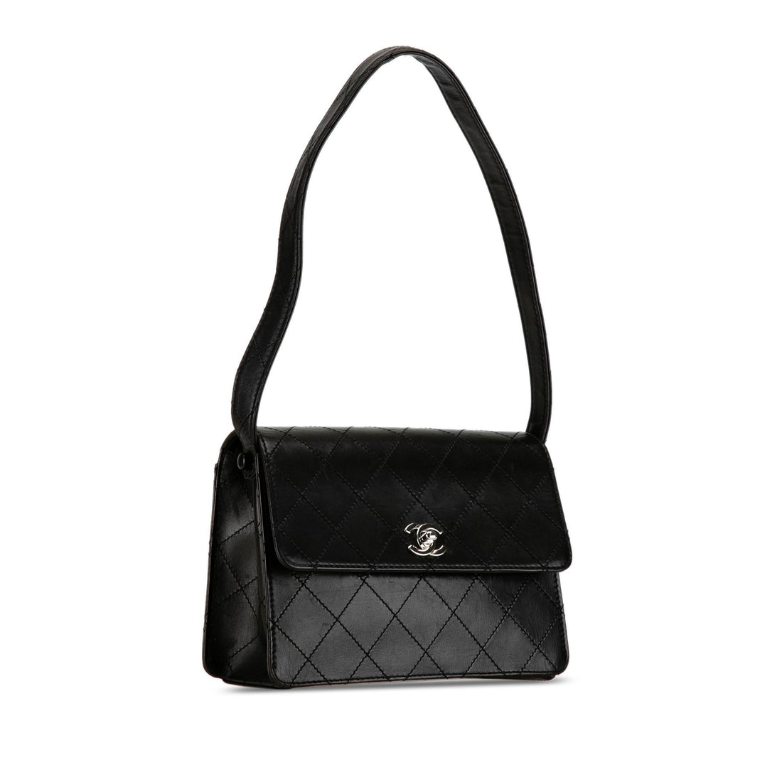 Pearl Street Bags Chanel Quilted Lambskin Straight Flap (SHG-OyBrk5)