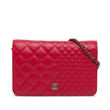 Pearl Street Bags Chanel Quilted Lambskin Wallet On Chain (SHG-3yBC7U)