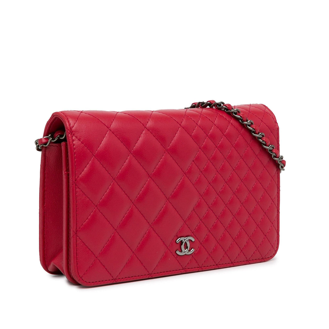 Pearl Street Bags Chanel Quilted Lambskin Wallet On Chain (SHG-3yBC7U)