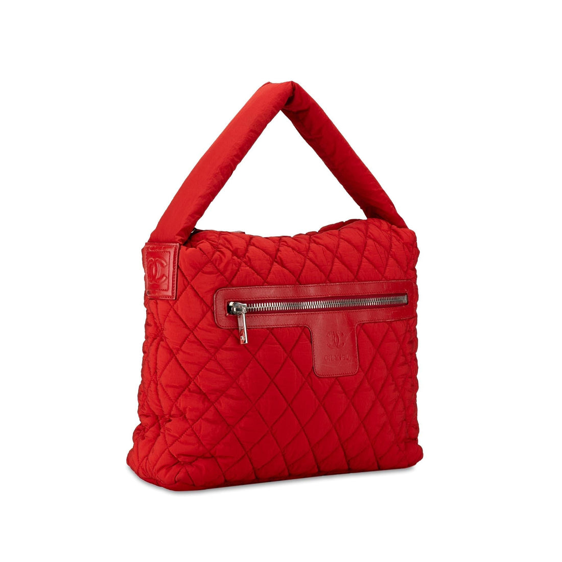 Pearl Street Bags Chanel Quilted Nylon Coco Cocoon Hobo (SHG-nkGhWx)